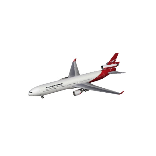 Screenshot of MD11 Qantas