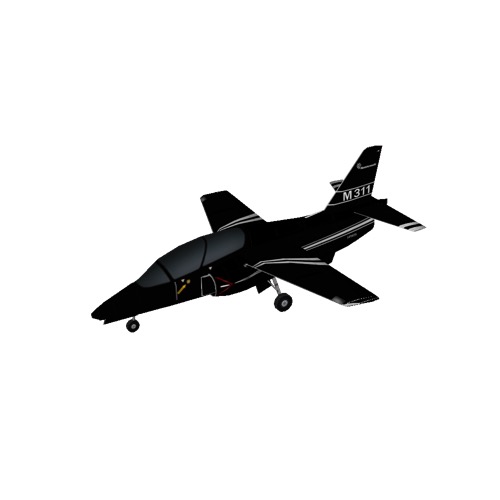 Screenshot of Aermacchi M-311, Black