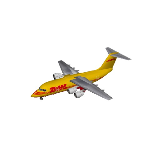 Screenshot of BAE Avro RJ70 DHL