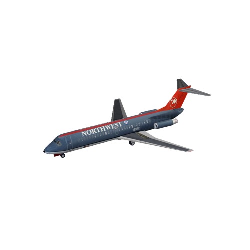 Screenshot of DC-9-10 Northwest Airlines (1989-2003 livery)
