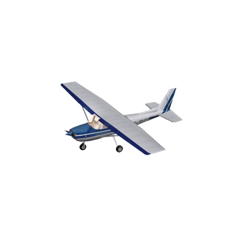 Screenshot of Cessna 150 Blue Variant 1