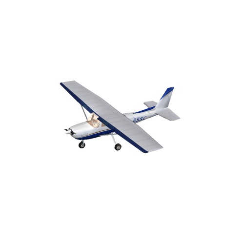 Screenshot of Cessna 150 Blue Variant 2