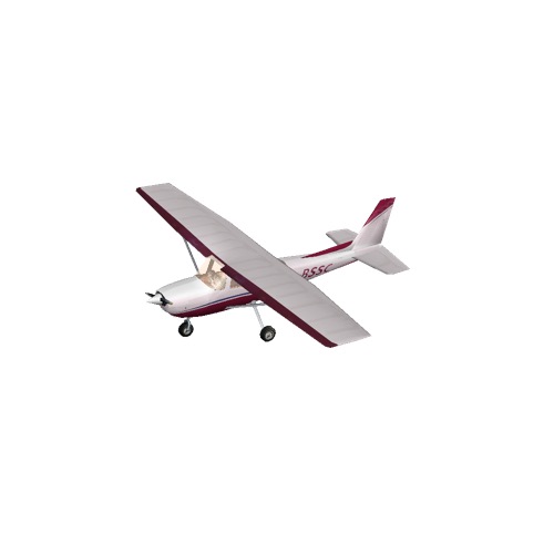 Screenshot of Cessna 150 Red Variant 2