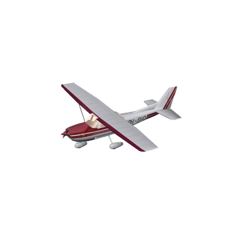 Screenshot of Cessna 172 Red Variant 1