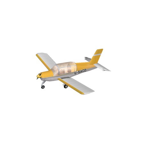 Screenshot of Morane-Saulnier MS-880 Yellow Variant 3