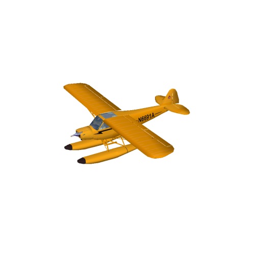 Screenshot of Piper PA18 Super Cub (floats)