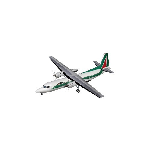 Screenshot of Fokker 50 Alitalia