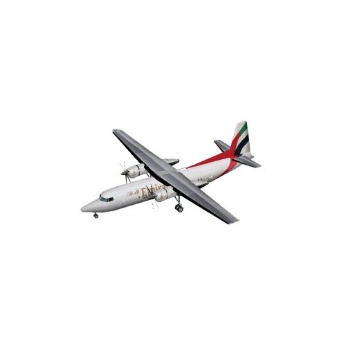 Screenshot of Fokker 50 Emirates