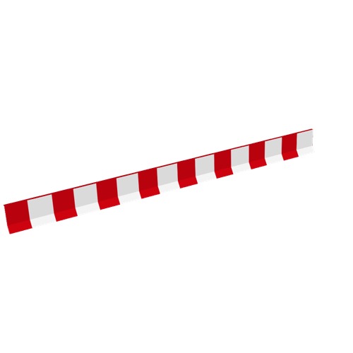 Screenshot of Barrier, Concrete, Red and White, 14.6m