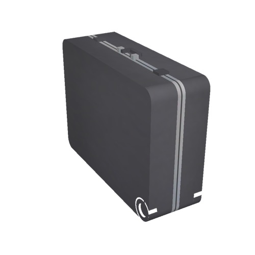 Screenshot of Luggage, black, upright