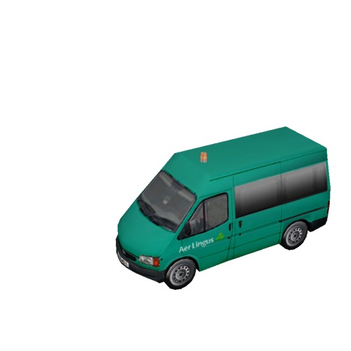Screenshot of Ford Transit minibus, Aer Lingus 