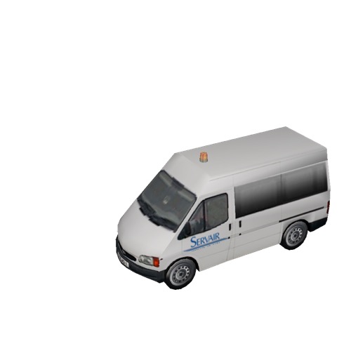 Screenshot of Ford Transit minibus, Servair