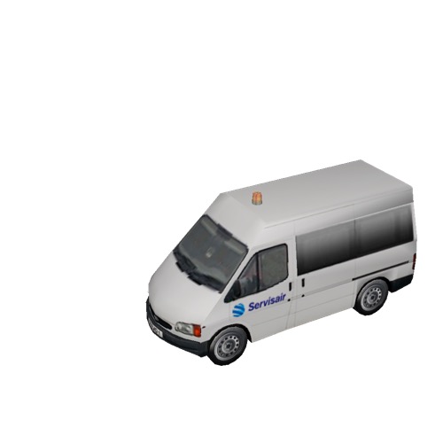 Screenshot of Ford Transit minibus, Servisair 