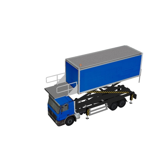 Screenshot of Catering Loader Truck Large, blue, 3.2m 