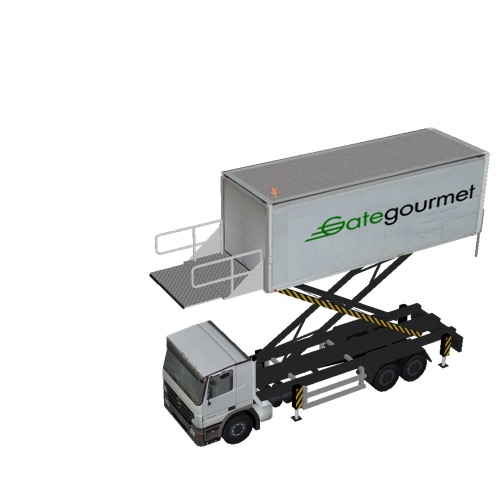 Screenshot of Catering Loader Truck Large, Gate Gourmet, 4.5m 