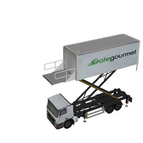 Screenshot of Catering Loader Truck Large, Gate Gourmet, 5.0m 