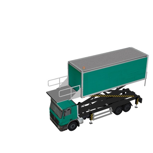 Screenshot of Catering Loader Truck Large, green, 3.2m 