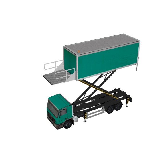 Screenshot of Catering Loader Truck Large, green, 5.0m 