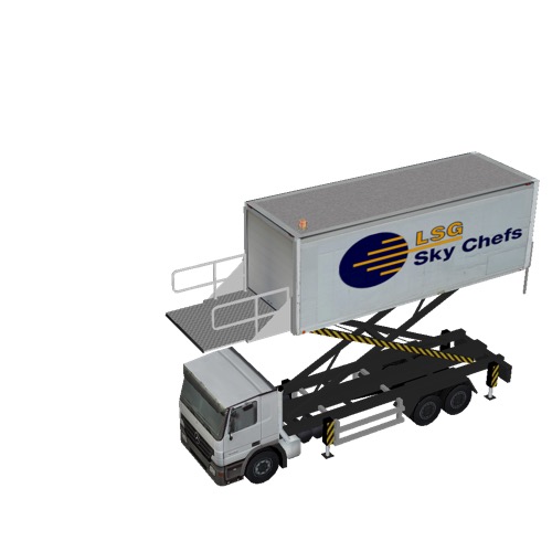 Screenshot of Catering Loader Truck Large, LSG Sky Chefs, 4.0m 