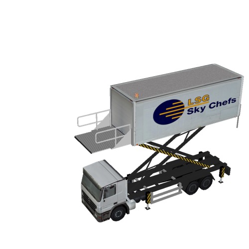 Screenshot of Catering Loader Truck Large, LSG Sky Chefs, 4.5m 