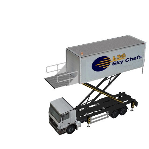 Screenshot of Catering Loader Truck Large, LSG Sky Chefs, 5.0m 