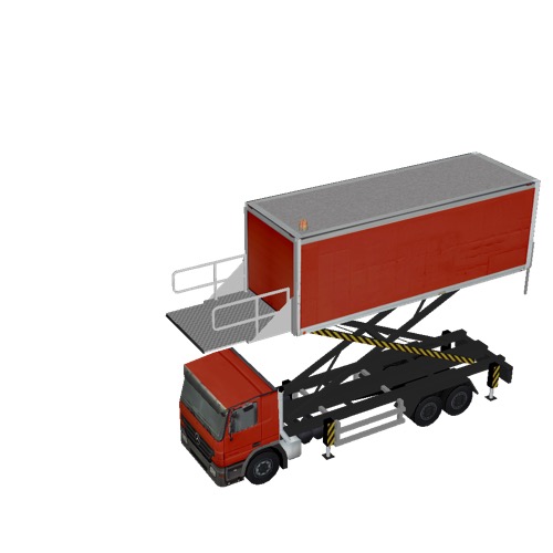 Screenshot of Catering Loader Truck Large, red, 4.0m 