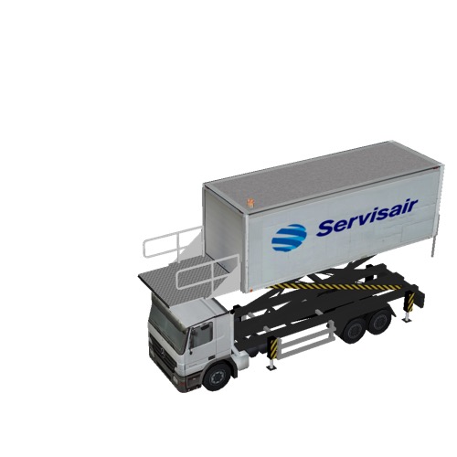 Screenshot of Catering Loader Truck Large, Servisair, 3.2m 