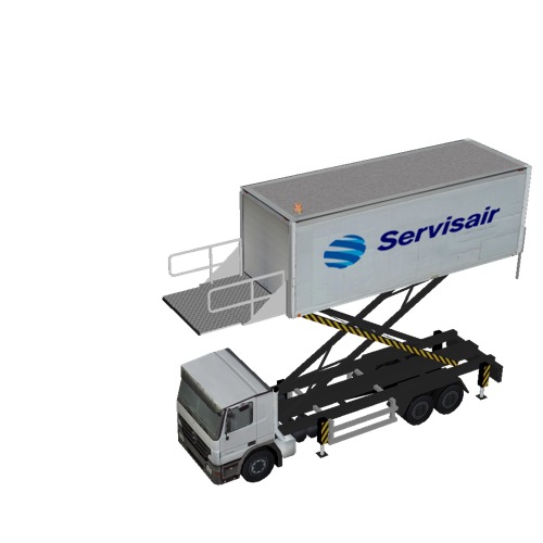 Screenshot of Catering Loader Truck Large, Servisair, 4.5m 