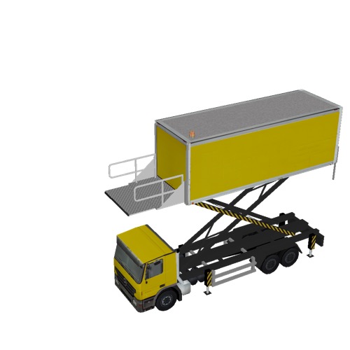 Screenshot of Catering Loader Truck Large, yellow, 4.5m 