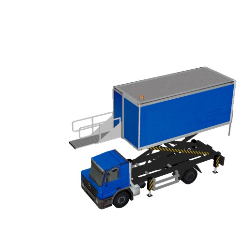 Screenshot of Catering Loader Truck blue, 3.1m 