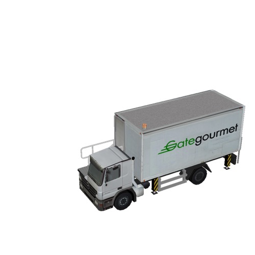 Screenshot of Catering Loader Truck Gate Gourmet, stowed 