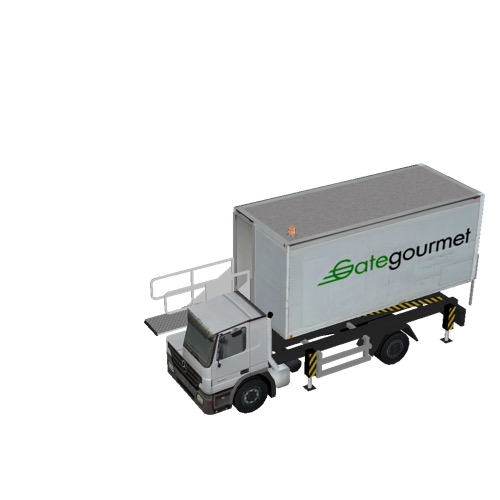 Screenshot of Catering Loader Truck Gate Gourmet, 1.9m 