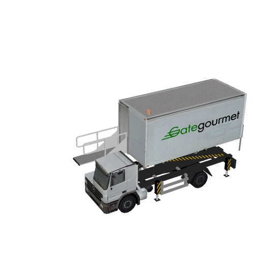 Screenshot of Catering Loader Truck Gate Gourmet, 2.3m 