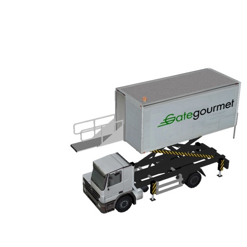 Screenshot of Catering Loader Truck Gate Gourmet, 3.1m 