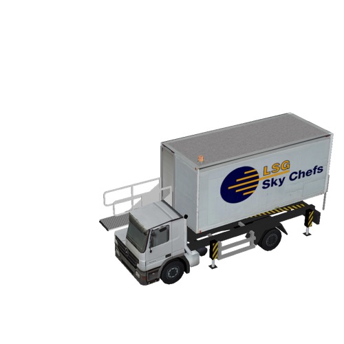 Screenshot of Catering Loader Truck LSG Sky Chefs, 1.9m 