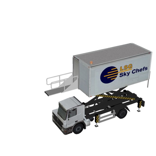 Screenshot of Catering Loader Truck LSG Sky Chefs, 3.1m 