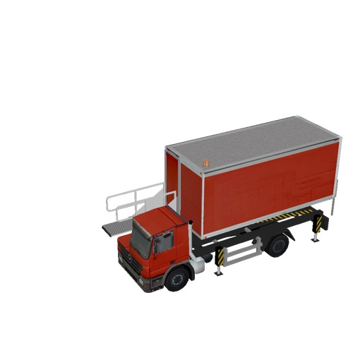 Screenshot of Catering Loader Truck red, 1.9m 