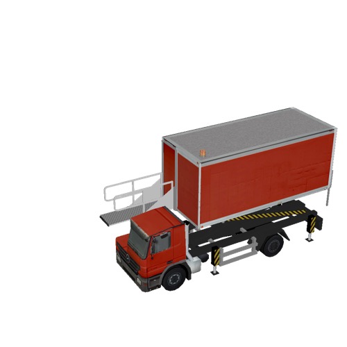 Screenshot of Catering Loader Truck red, 2.3m 