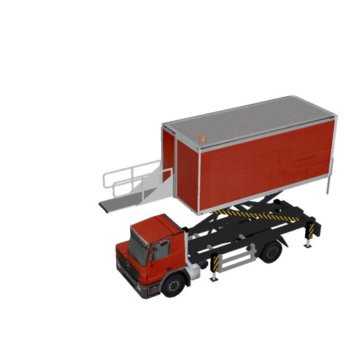 Screenshot of Catering Loader Truck red, 3.1m 