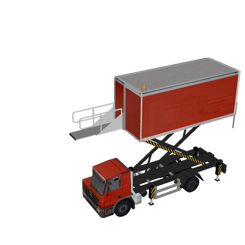 Screenshot of Catering Loader Truck red, 4.0m 