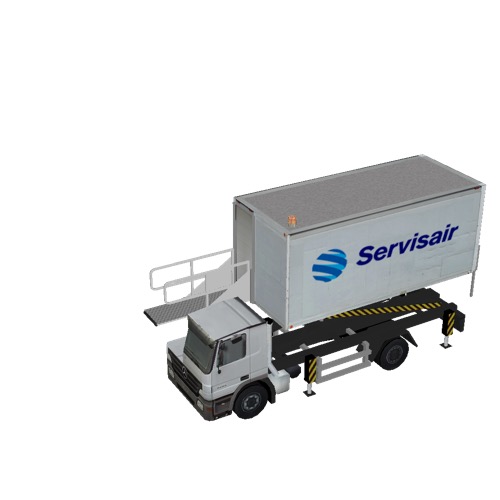 Screenshot of Catering Loader Truck Servisair, 2.3m 