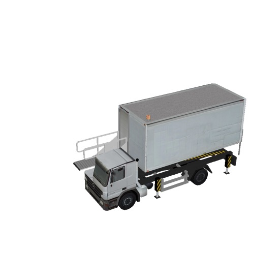 Screenshot of Catering Loader Truck White, 1.9m 