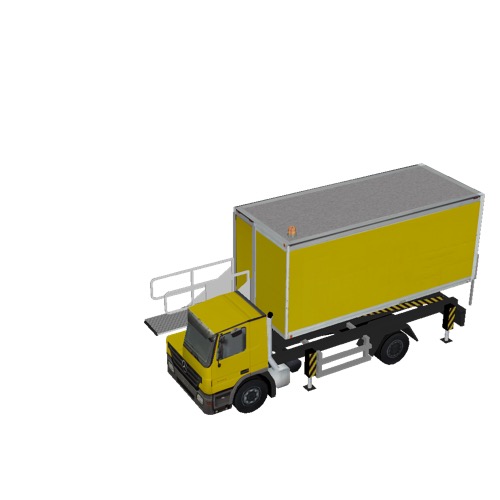 Screenshot of Catering Loader Truck yellow, 1.9m 