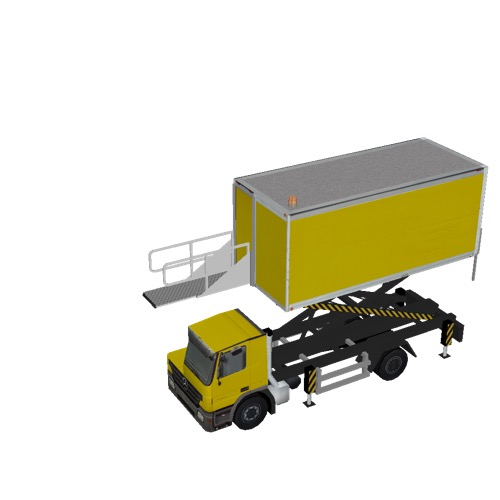 Screenshot of Catering Loader Truck yellow, 3.1m 