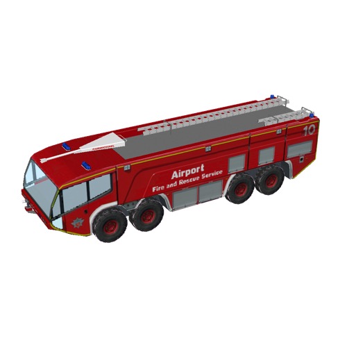 Screenshot of Fire engine, Cobra 8x8, red