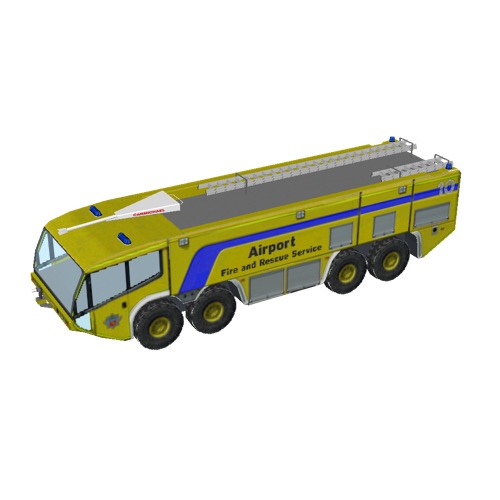 Screenshot of Fire engine, Cobra 8x8, yellow + blue