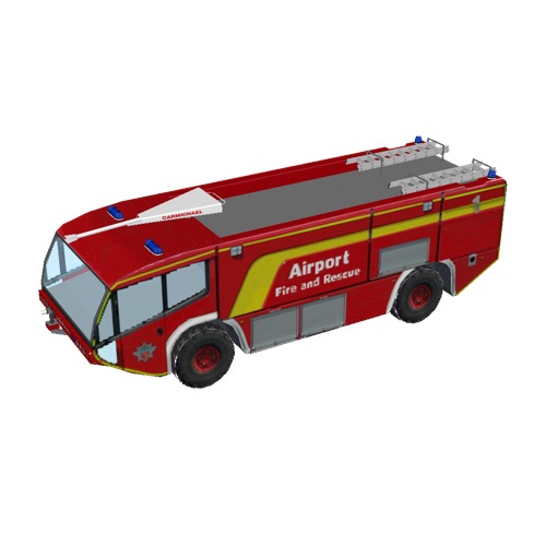 Screenshot of Fire engine, Cobra 4x4, red + yellow