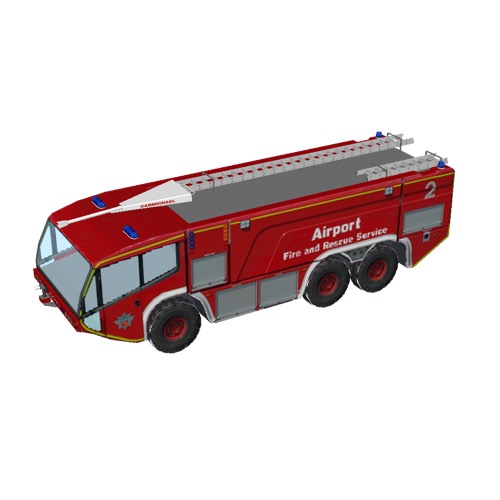 Screenshot of Fire engine, Cobra 6x6, red