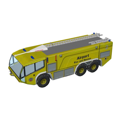 Screenshot of Fire engine, Cobra 6x6, yellow