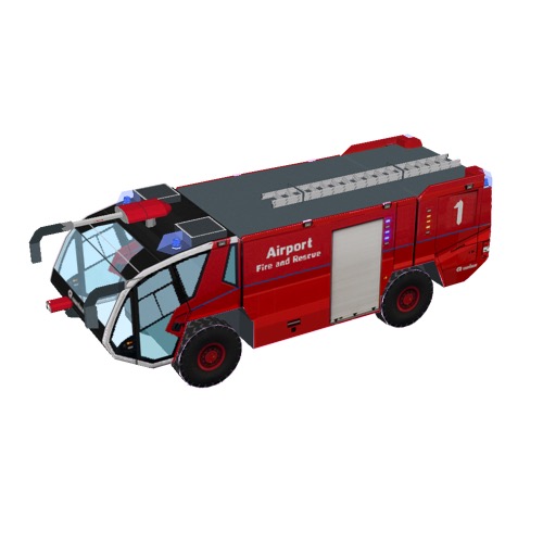 Screenshot of Fire engine, Panther 4x4, red